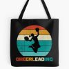 Vintage Retro Cheerleading: Best Funny Gift For Cheerleading Lovers Tote Bag Official Cheerleading Merch