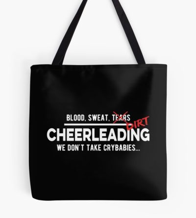 We Don'T Crybabies In Cheerleading Tote Bag Official Cheerleading Merch