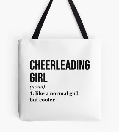 Cheerleading Girl Definition Tote Bag Official Cheerleading Merch