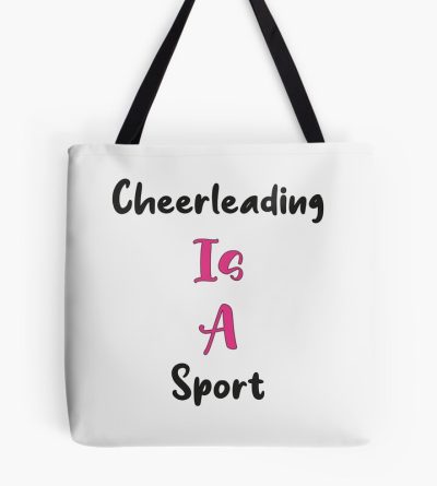 Cheerleading Is A Sport | College Frat Campus Tote Bag Official Cheerleading Merch