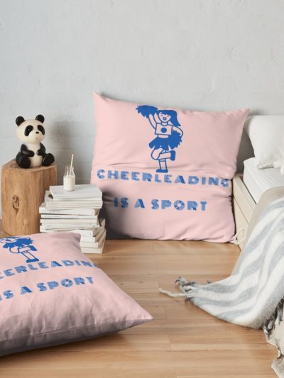 Cheerleading Is A Sport Throw Pillow Official Cheerleading Merch