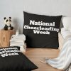 National Cheerleading Week Gifts, National Cheerleading Day Gifts Throw Pillow Official Cheerleading Merch