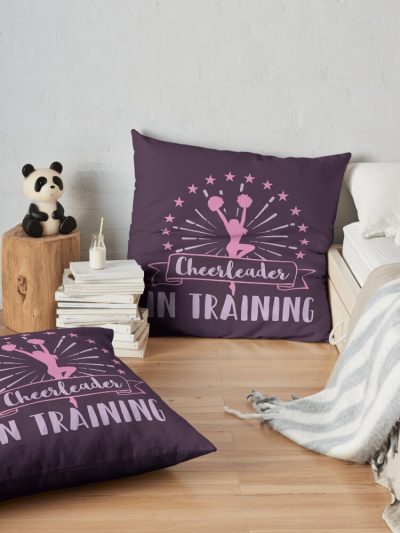 Cheerleader In Training Throw Pillow Official Cheerleading Merch