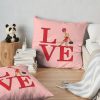 Love Cheerleading. Throw Pillow Official Cheerleading Merch