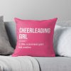 Cheerleading Girl Definition For Women Throw Pillow Official Cheerleading Merch