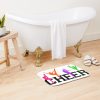 Cheerleading Flyer Shapes Bath Mat Official Cheerleading Merch