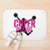 Cheer Mom Cheerleading Girl Saying Bath Mat Official Cheerleading Merch