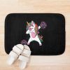 Magical Cute Dabbing Unicorn Cheer Funny Cheerleading Bath Mat Official Cheerleading Merch