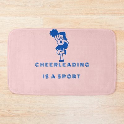 Cheerleading Is A Sport Bath Mat Official Cheerleading Merch