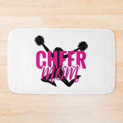 Cheer Mom Cheerleading Girl Saying Bath Mat Official Cheerleading Merch