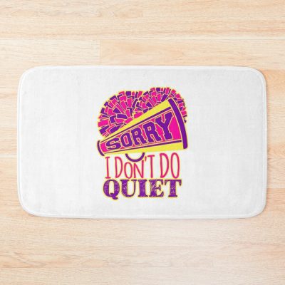 Cheerleading Sorry I Don'T Do Quiet Bath Mat Official Cheerleading Merch