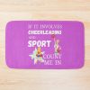 Cheerleading Sport T-Shirt Design Bath Mat Official Cheerleading Merch