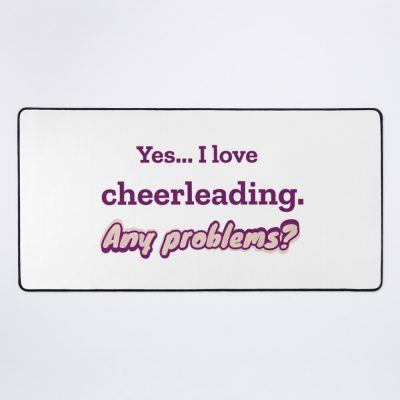 I Love Cheerleading Mouse Pad Official Cheerleading Merch