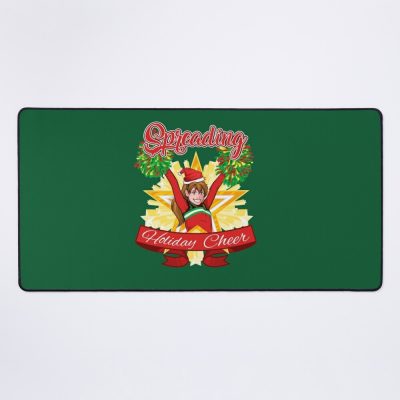 Spreading Holiday Cheer Cheerleading Christmas Mouse Pad Official Cheerleading Merch