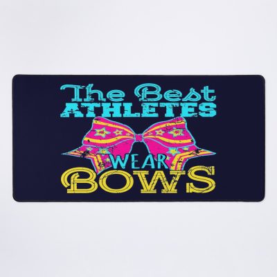 Cheerleading The Best Athletes Wear Bows Mouse Pad Official Cheerleading Merch