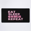 Eat Sleep Cheer Repeat Mouse Pad Official Cheerleading Merch