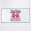 Cheerleading Design The Best Athletes Wear Bows Mouse Pad Official Cheerleading Merch