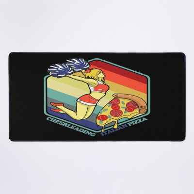 Cheerleading Pizza Cheerleader Mouse Pad Official Cheerleading Merch