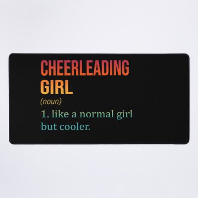 Cheerleading Girl Like A Normal Girl But Cooler - Funny Cheerleading Mouse Pad Official Cheerleading Merch