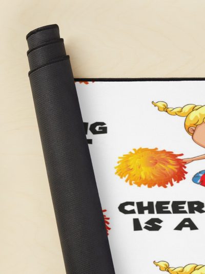 Cheerleading Is A Sport - Cheerleading College Mouse Pad Official Cheerleading Merch