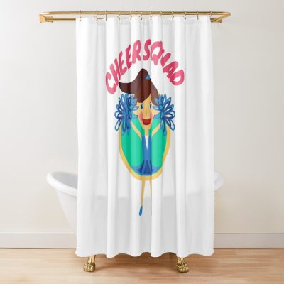 Cheer Squad. Shower Curtain Official Cheerleading Merch