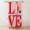 Love Cheerleading. Shower Curtain Official Cheerleading Merch